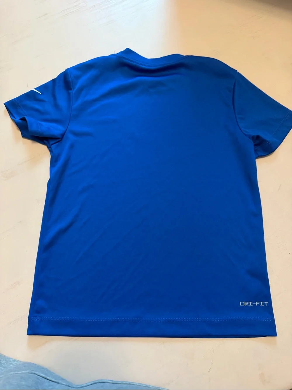 Nike Boys' Royal Blue Short-Sleeve Graphic Tee with White Swoosh